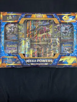 Pokemon TCG - Mega Powers Collection Box - M Lucario Promo - Factory Sealed - Image 1