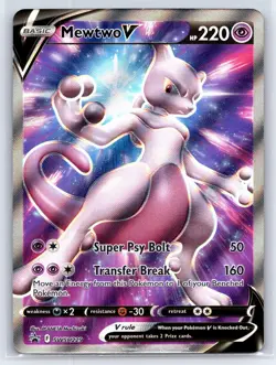 Mewtwo V SWSH229 - Pokemon Sword & Shield Promo - Promo Holo - NM - Image 1