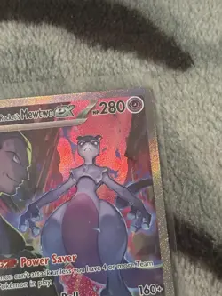 Pokemon TCG Team Rocket's Mewtwo ex Sv10 Destined Rivals 231/182 SIR - Image 4