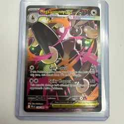 Mega Lopunny ex 128/094 Me02: Phantasmal Flames Special Illustration Rare SIR NM - Image 3