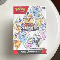 Pokemon Prismatic Evolutions Booster Bundle 6 Packs TCG Sealed - Image 1