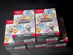 Lot of 5 Pokemon TCG Prismatic Evolutions Booster Bundle Boxes SEALED NEW - Image 1