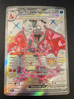 Pokemon TCG Charizard ex 074 Sv: Scarlet & Violet Holo NM Black Star Promo - Image 1