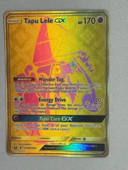 Pokemon TCG Pokemon Hidden Fates Tapu Lele GX SV94/SV94 Holo NM/LP - Image 1