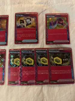 Pokemon Ace Spec Lot of 10 / Secret Box 163/167 (TWM) Hero’s Cape 152/162 (TEF) - Image 3