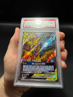 2019 Pokemon Black Star Promo Moltres Zapdos Articuno GX #SM210 PSA 9 Mint - Image 2