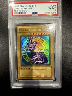 Yu-Gi-Oh! TCG Dark Magician SDY-006 PSA 8 NM-Mint Condition - Image 1