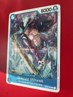 Pre-Release - Dracule Mihawk OP02-055 C - One Piece TCG - Image 1