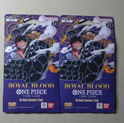 Bandai Royal Blood OP-10 One Piece Card Game Booster 2 Packs English 12 Cards - Image 1