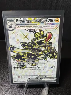 Pokemon Shrouded Fable Revavroom ex 81 Ultra Rare Full Art card NM 081/064 Tera - Image 1