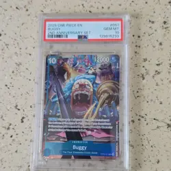 2025 ONE PIECE OP09-051 BUGGY 2ND ANNIVERSARY FOIL PSA 10 - Image 1