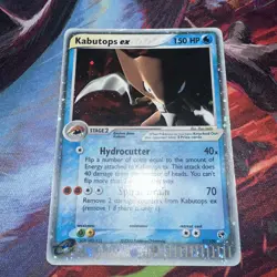 Pokemon TCG English Card Sandstorm Kabutops ex 97/100 Holo E Series Ex Holo MP - Image 1