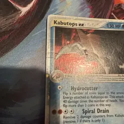 Pokemon TCG English Card Sandstorm Kabutops ex 97/100 Holo E Series Ex Holo MP - Image 2