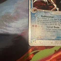 Pokemon TCG English Card Sandstorm Kabutops ex 97/100 Holo E Series Ex Holo MP - Image 4