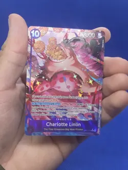 One Piece A Fist of Divine Speed Charlotte Linlin OP11-073 Alternate Alt Art NM - Image 2