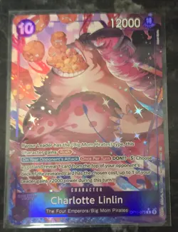 ONE PIECE - CHARLOTTE LINLIN - OP11-073 - ALT ART RARE ENG FIST OF DIVINE SPEED - Image 1