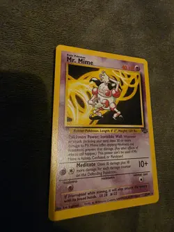 Mr. Mime 22/64 Non Holo Jungle Set Rare Pokemon Card WOTC LP great condition - Image 1