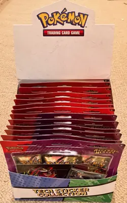 Pokemon Ascended Heroes Tech Sticker Collection 6x6 Set Of 12 Full Box In Hand - Image 1