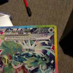 Pokemon TCG Terapagos ex 169/131 Prismatic Evolutions Special Illustration NM - Image 4