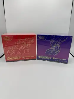 Pokemon Center Elite Trainer Box Set Scarlet And Violet ETB Koraidon & Miraidon - Image 1