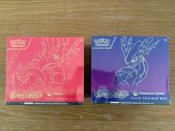 Pokemon Center Elite Trainer Box Set Scarlet And Violet ETB Koraidon & Miraidon - Image 1