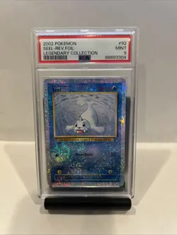Seel 92/110 Legendary Collection 2002 Reverse Holo Pokemon TCG Card PSA 9 - Image 1