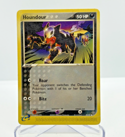 Pokemon Card Houndour 59/97 EX Dragon Common - PLAYED - Image 1