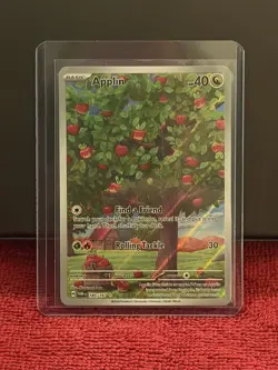 Applin 185/167 Twilight Masquerade Pokemon TCG Illustration Card Sv06 - Image 1