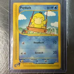 Pokemon TCG Aquapolis Psyduck Card 104/147 2002 Regular Near Mint Condition - Image 2