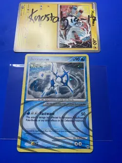 Arceus AR4 2009 Arceus Set Pokemon Card Holo Rare Exclusive LP - Image 1