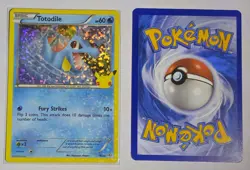 Totodile 018/025 McDonald's 25th Anniversary Holo Pokemon TCG & Bonus Card - Image 1