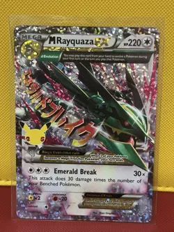 M Rayquaza EX 76/108 Celebrations Classic Collection Pokemon TCG Holo Foil NM+ - Image 1