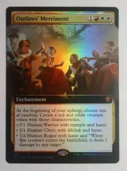 MTG - Outlaws' Merriment - Throne of Eldraine 382 - Extended Art Foil - Image 1