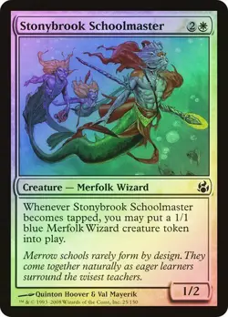 Morningtide MTG Foil Stonybrook Schoolmaster Magic - Image 1