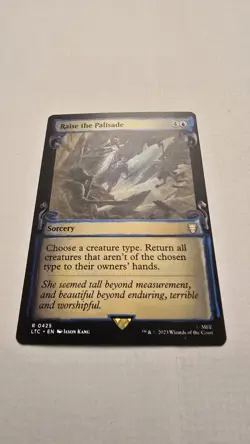 Raise the Palisade (Showcase Scrolls) LOTR: Tales of Middle-Earth MTG 0425 - Image 2