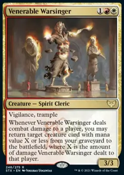 MTG Venerable Warsinger (246/423) Strixhaven School of Mages NM - Image 1