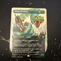 Ohran Frostfang *Borderless* - CMM-BF - NM - Magic The Gathering - MTG - Image 2