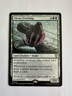 Magic The Gathering Mtg Ohran Frostfang Universes Beyond Fallout English Nm - Image 1