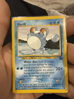 Marill Promo Wizards Exclusive Black Star Promo #29 Vintage Pokemon Card - Image 1