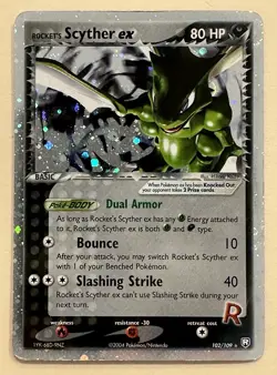 2004 POKEMON ROCKET’S SCYTHER EX TEAM ROCKET RETURNS 102 / 109 HOLO - Image 1