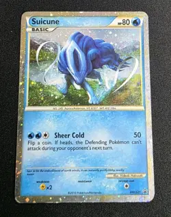 Suicune HGSS21 Cosmo Holo Promo Pokemon TCG Black Star Promo MP - Image 1