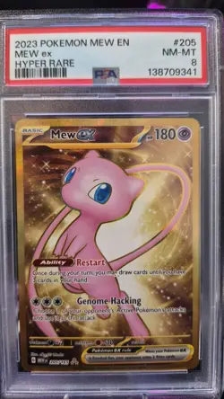 2023 Pokemon MEW EX Hyper Rare PSA 8! - Image 1