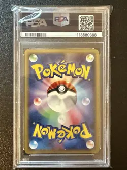 2001 Pokemon Japanese Farrow Holo Expedition 1St Edition PSA 8 - Image 2