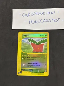 Pokemon Card Hoppip 83/147-Aquapolis-Eng-Holo-Nm! - Image 1