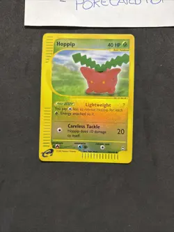 Pokemon Card Hoppip 83/147-Aquapolis-Eng-Holo-Nm! - Image 3