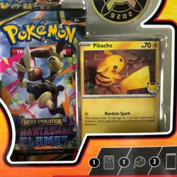 Pokemon TCG Pokemon Day 2026 Collection *BRAND NEW* 3 Boosters, 1 Coin, 1 Promo - Image 2