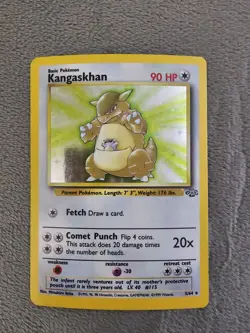 Pokemon TCG Jungle Kangaskhan Holo Rare 5/64 LP/NM - Image 1