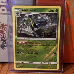 Araquanid Reverse Holo Rare 17/156 - Pokemon TCG Sun & Moon Ultra Prism - NM - Image 1