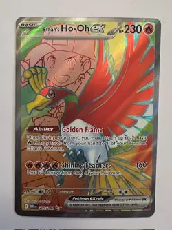 Ethan's Ho-Oh ex 209/182 Destined Rivals Ultra Rare NM Pokemon TCG - Image 1