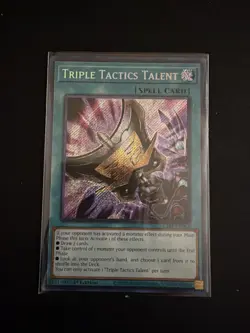 Triple Tactics Talent (Secret Rare) RA01-EN063 25th Anniversary Rarity... - Image 2
